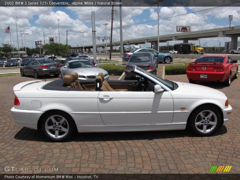 Alpine White / Natural Brown 2002 BMW 3 Series 325i Convertible