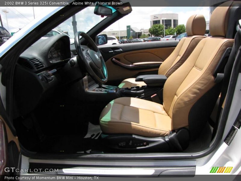 Alpine White / Natural Brown 2002 BMW 3 Series 325i Convertible