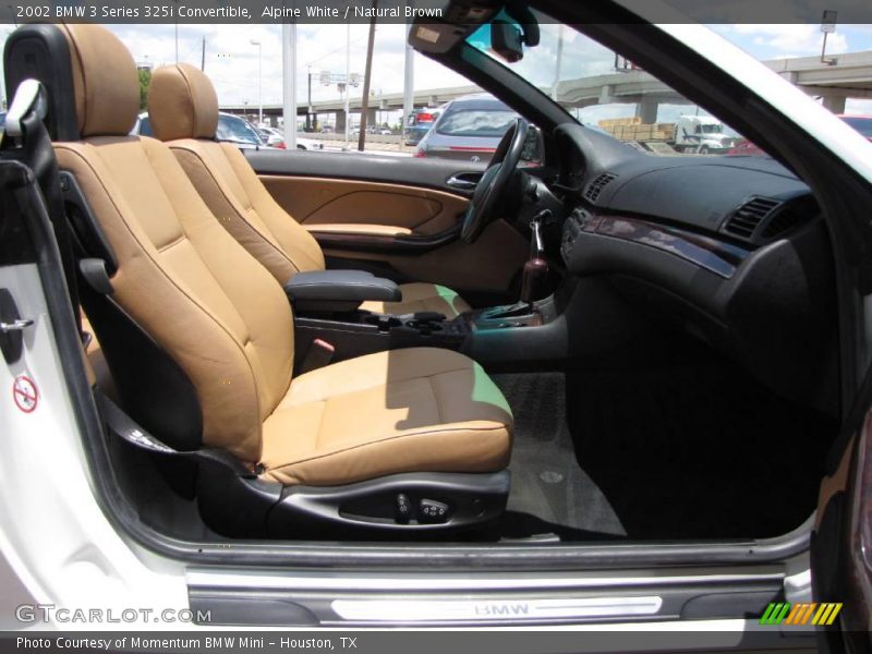 Alpine White / Natural Brown 2002 BMW 3 Series 325i Convertible