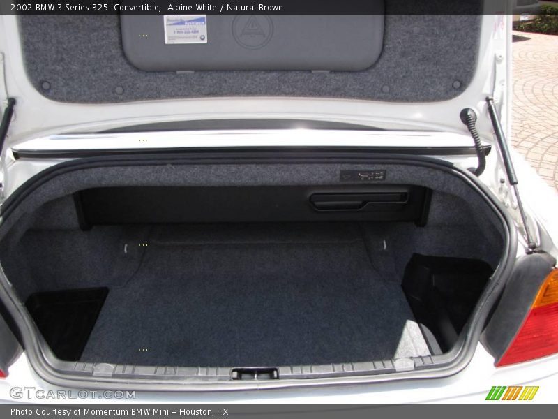 Alpine White / Natural Brown 2002 BMW 3 Series 325i Convertible