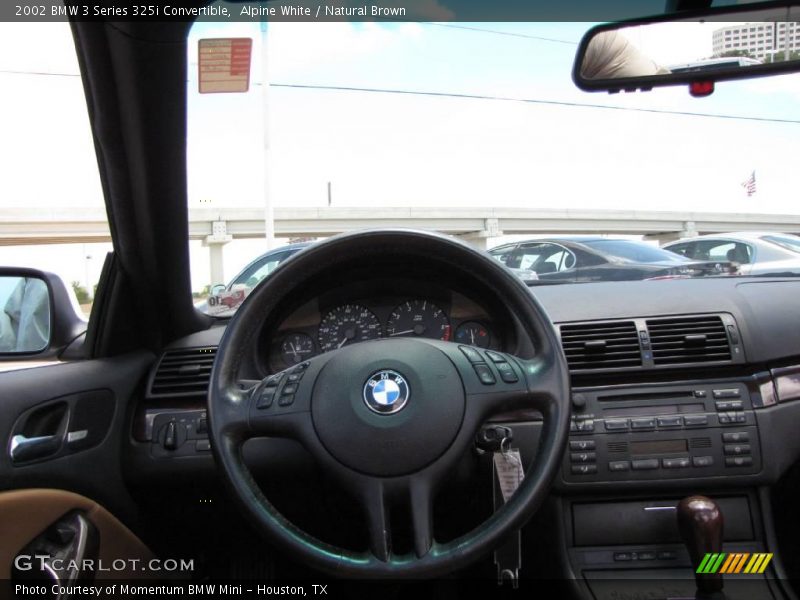 Alpine White / Natural Brown 2002 BMW 3 Series 325i Convertible