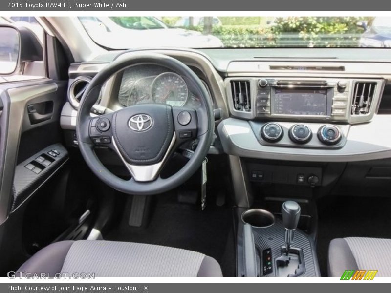 Super White / Ash 2015 Toyota RAV4 LE