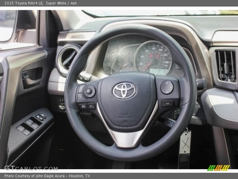 Super White / Ash 2015 Toyota RAV4 LE