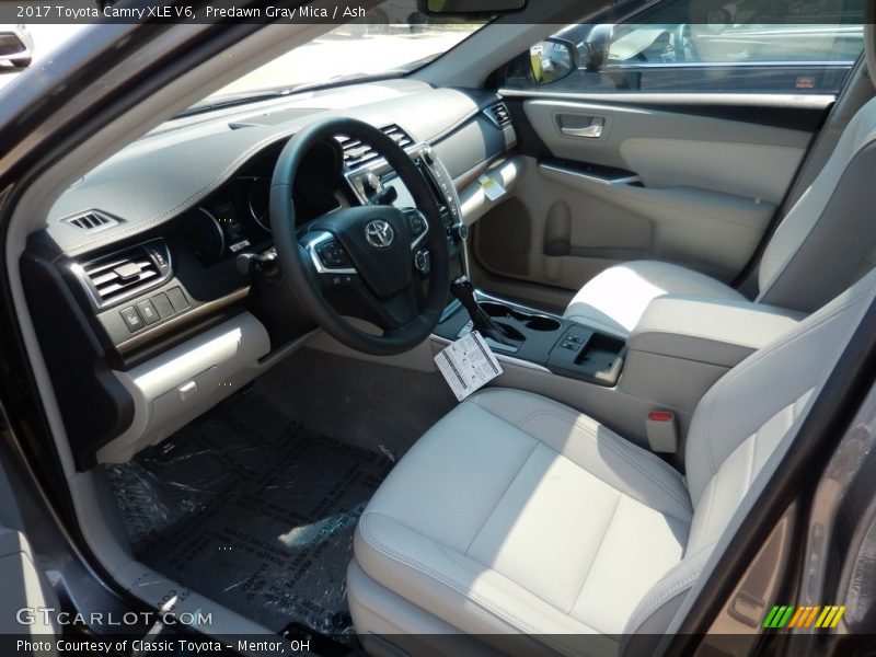 Predawn Gray Mica / Ash 2017 Toyota Camry XLE V6