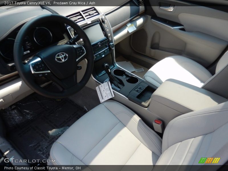 Predawn Gray Mica / Ash 2017 Toyota Camry XLE V6