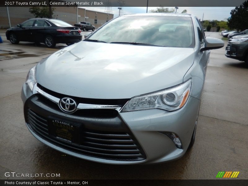 Celestial Silver Metallic / Black 2017 Toyota Camry LE