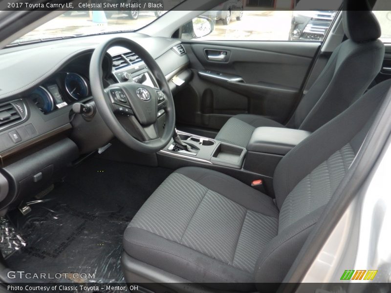 Celestial Silver Metallic / Black 2017 Toyota Camry LE