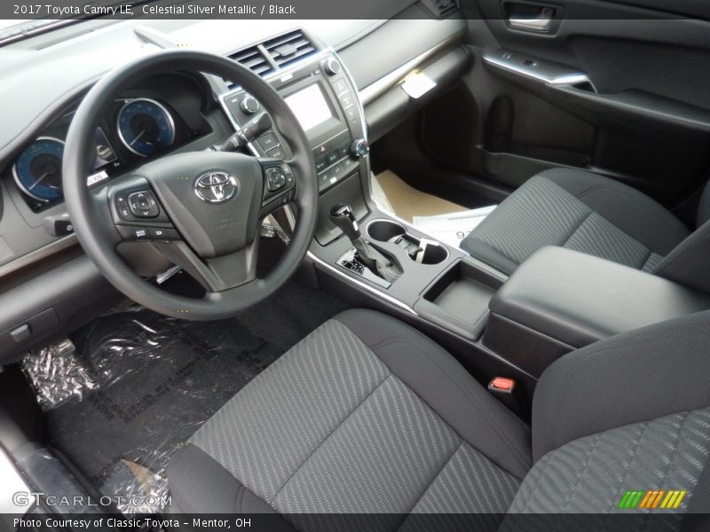 Celestial Silver Metallic / Black 2017 Toyota Camry LE