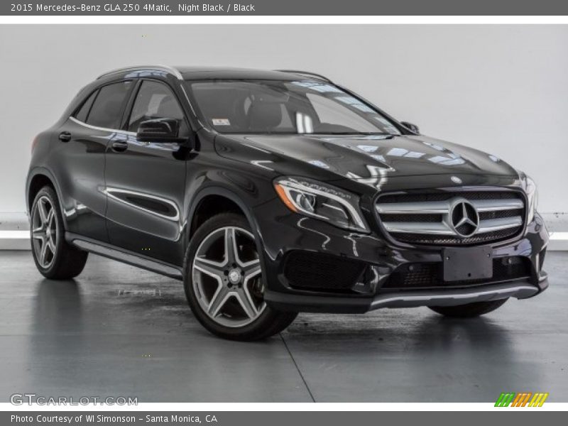 Night Black / Black 2015 Mercedes-Benz GLA 250 4Matic