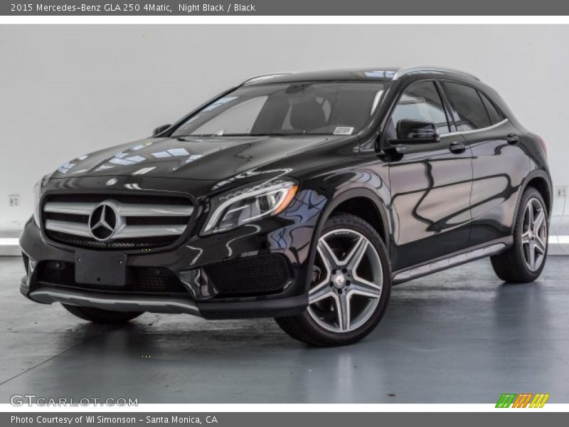 Night Black / Black 2015 Mercedes-Benz GLA 250 4Matic