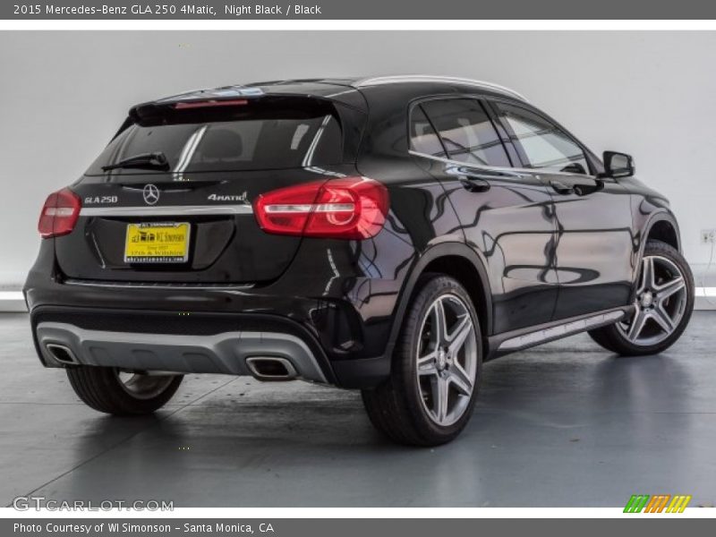Night Black / Black 2015 Mercedes-Benz GLA 250 4Matic