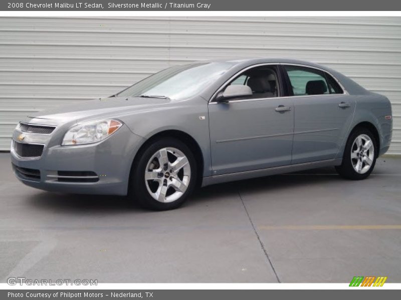 Silverstone Metallic / Titanium Gray 2008 Chevrolet Malibu LT Sedan