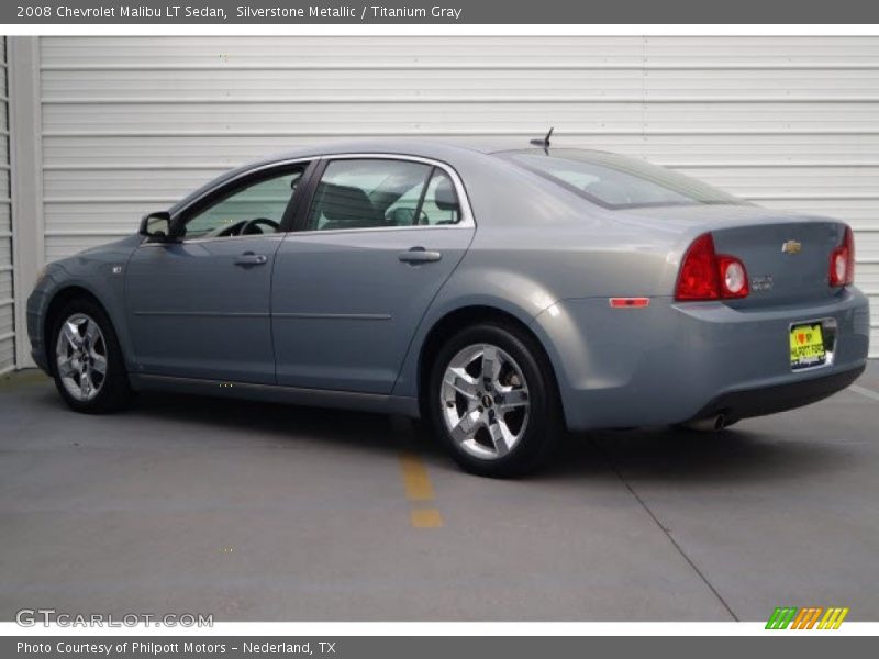 Silverstone Metallic / Titanium Gray 2008 Chevrolet Malibu LT Sedan