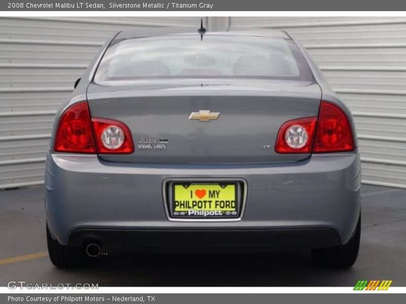 Silverstone Metallic / Titanium Gray 2008 Chevrolet Malibu LT Sedan