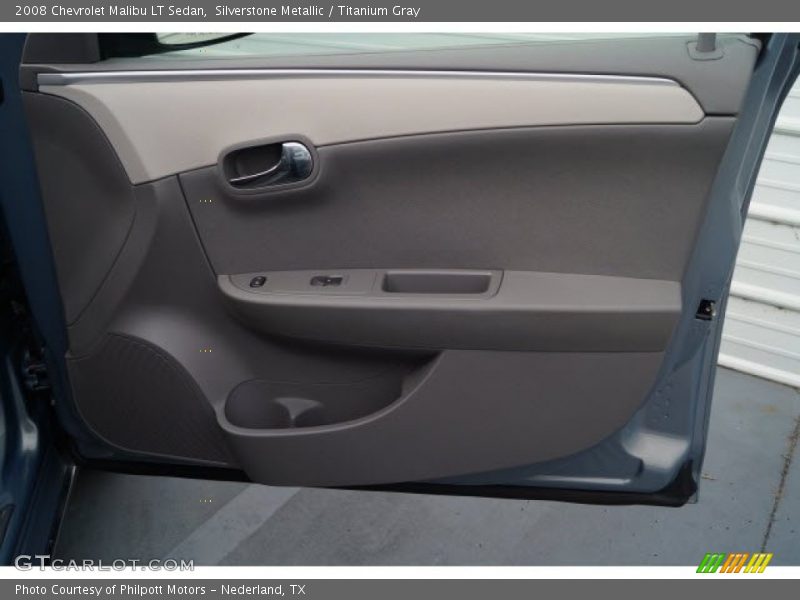 Silverstone Metallic / Titanium Gray 2008 Chevrolet Malibu LT Sedan