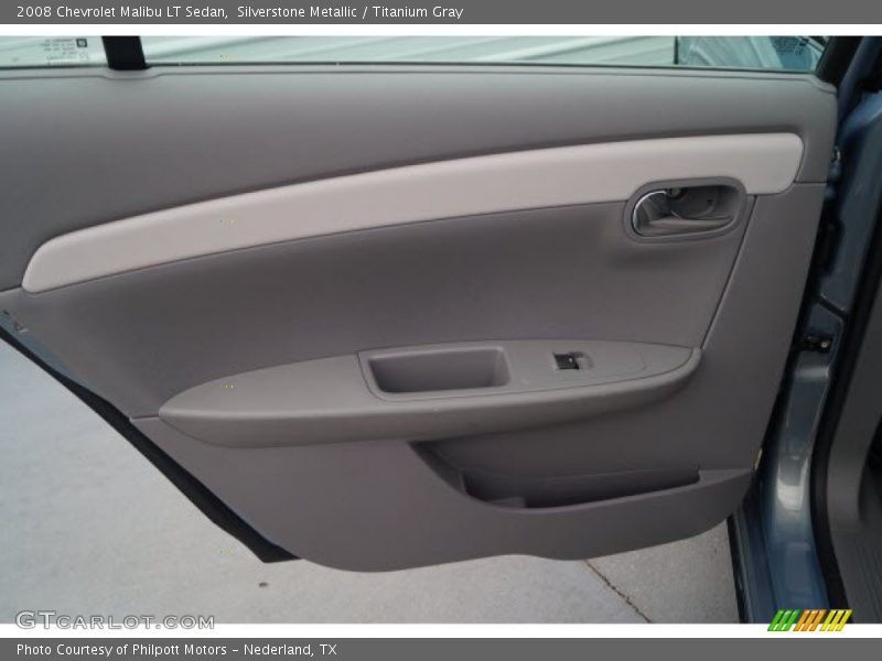 Silverstone Metallic / Titanium Gray 2008 Chevrolet Malibu LT Sedan