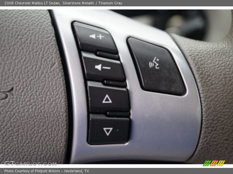 Silverstone Metallic / Titanium Gray 2008 Chevrolet Malibu LT Sedan