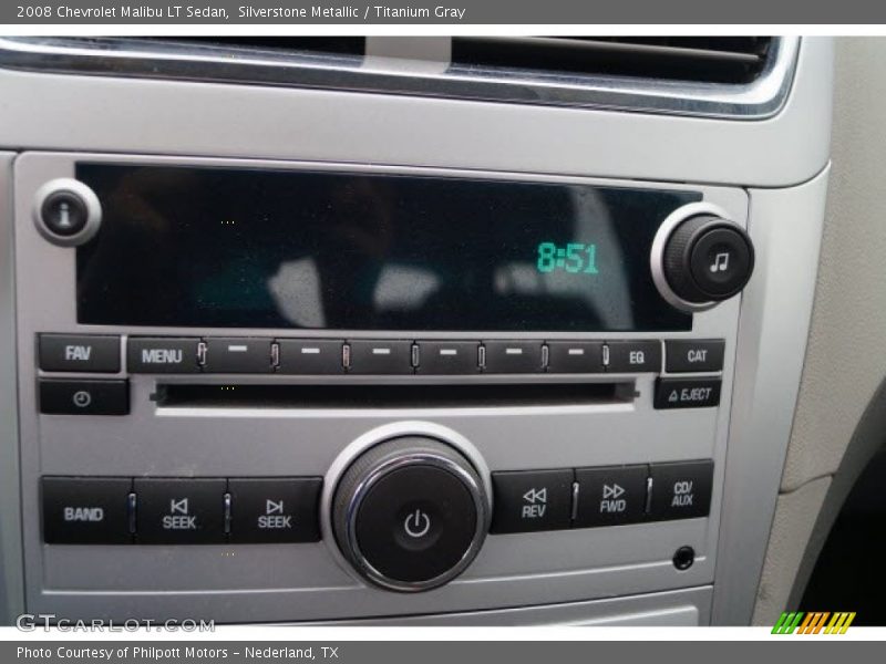 Silverstone Metallic / Titanium Gray 2008 Chevrolet Malibu LT Sedan