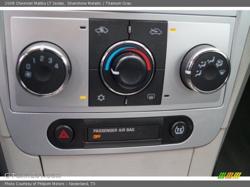 Silverstone Metallic / Titanium Gray 2008 Chevrolet Malibu LT Sedan