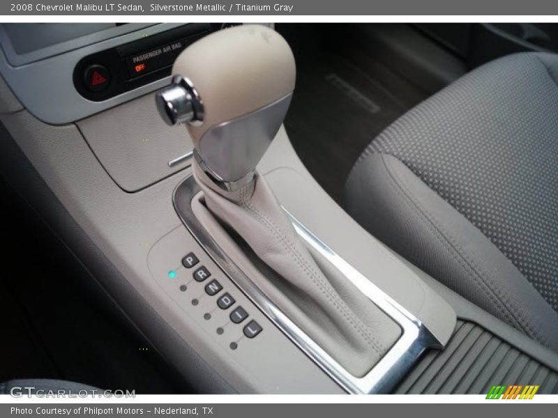 Silverstone Metallic / Titanium Gray 2008 Chevrolet Malibu LT Sedan