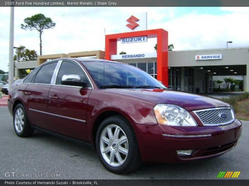 Merlot Metallic / Shale Grey 2005 Ford Five Hundred Limited