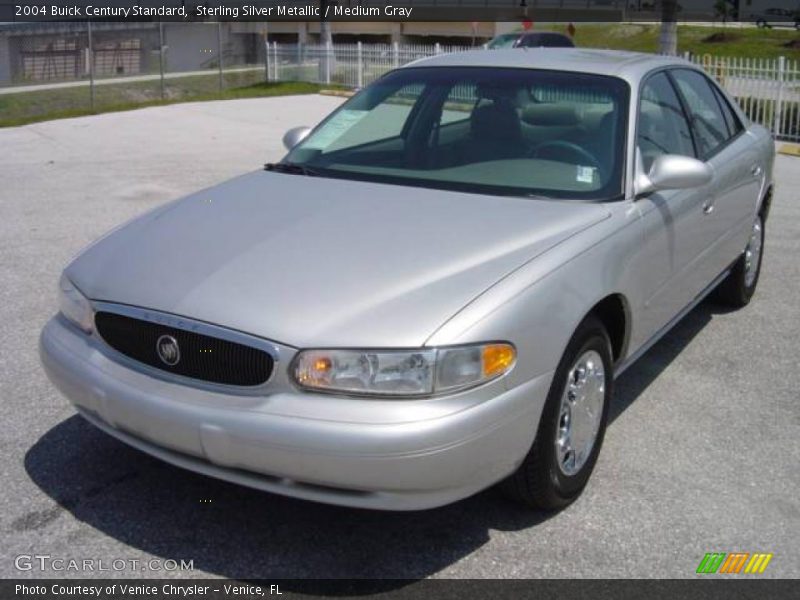 Sterling Silver Metallic / Medium Gray 2004 Buick Century Standard
