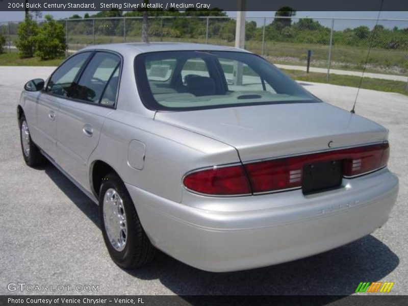 Sterling Silver Metallic / Medium Gray 2004 Buick Century Standard