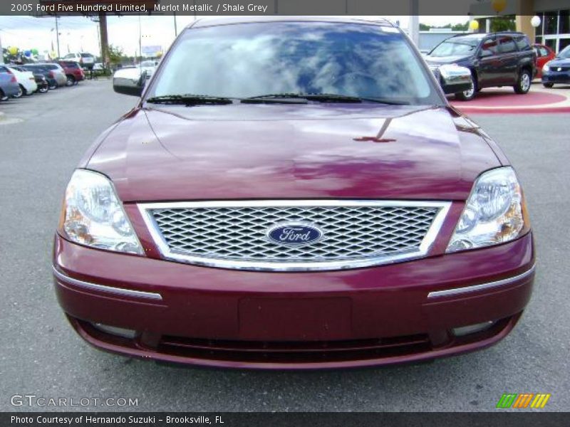 Merlot Metallic / Shale Grey 2005 Ford Five Hundred Limited