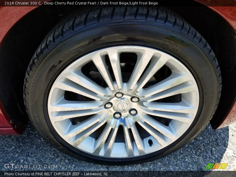 Deep Cherry Red Crystal Pearl / Dark Frost Beige/Light Frost Beige 2014 Chrysler 300 C