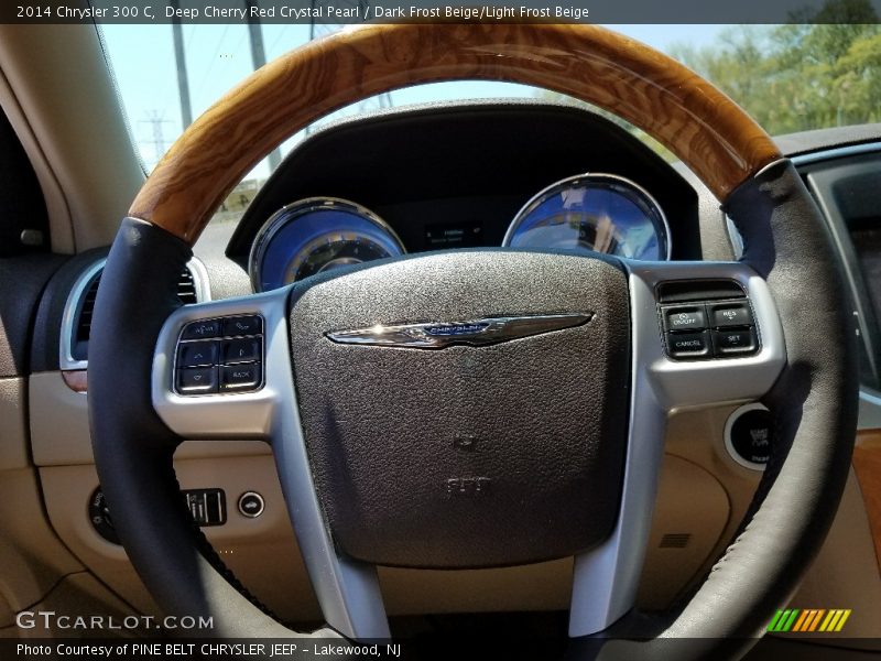 Deep Cherry Red Crystal Pearl / Dark Frost Beige/Light Frost Beige 2014 Chrysler 300 C