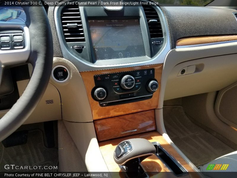 Deep Cherry Red Crystal Pearl / Dark Frost Beige/Light Frost Beige 2014 Chrysler 300 C