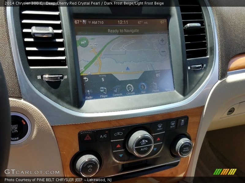 Deep Cherry Red Crystal Pearl / Dark Frost Beige/Light Frost Beige 2014 Chrysler 300 C