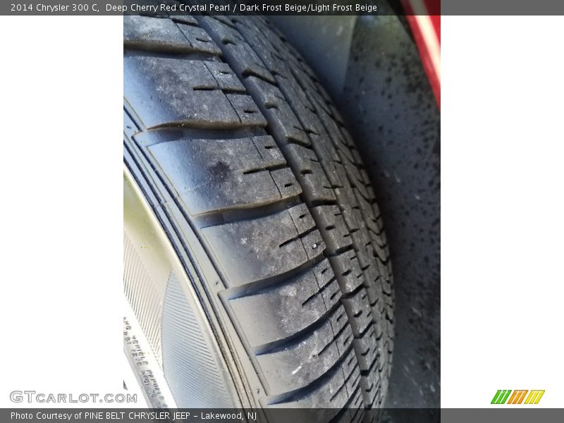 Deep Cherry Red Crystal Pearl / Dark Frost Beige/Light Frost Beige 2014 Chrysler 300 C
