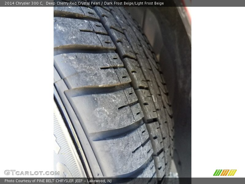 Deep Cherry Red Crystal Pearl / Dark Frost Beige/Light Frost Beige 2014 Chrysler 300 C