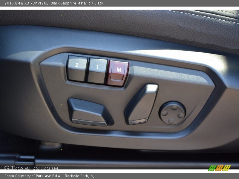 Black Sapphire Metallic / Black 2015 BMW X3 xDrive28i