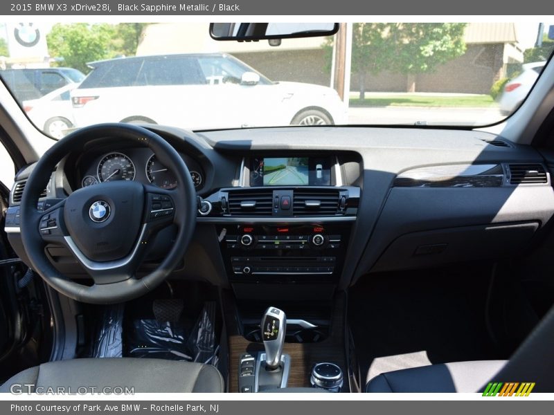 Black Sapphire Metallic / Black 2015 BMW X3 xDrive28i