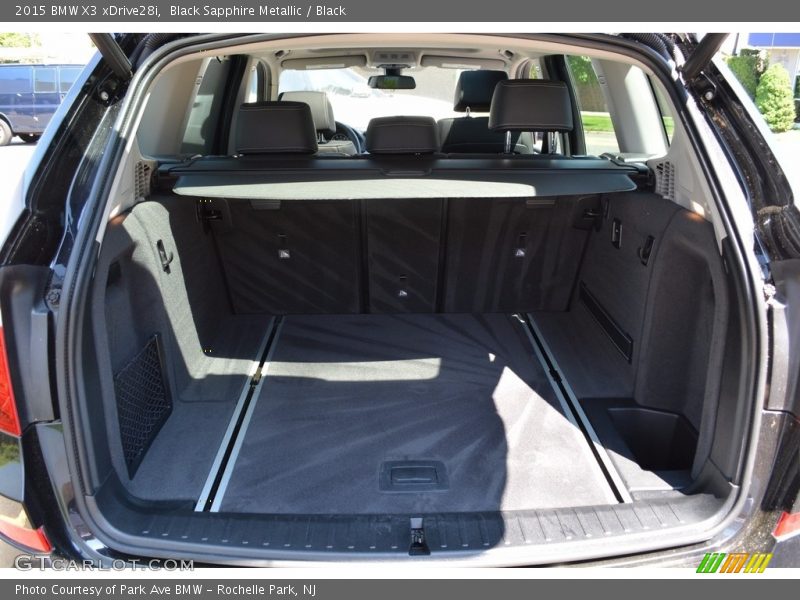 Black Sapphire Metallic / Black 2015 BMW X3 xDrive28i