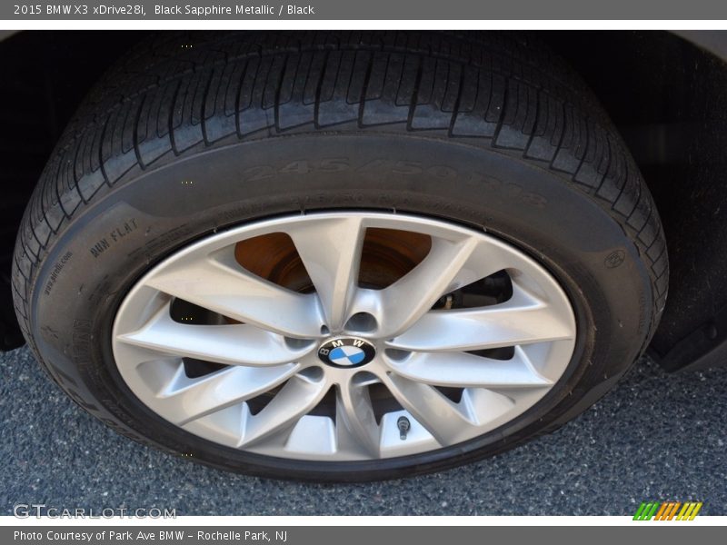 Black Sapphire Metallic / Black 2015 BMW X3 xDrive28i