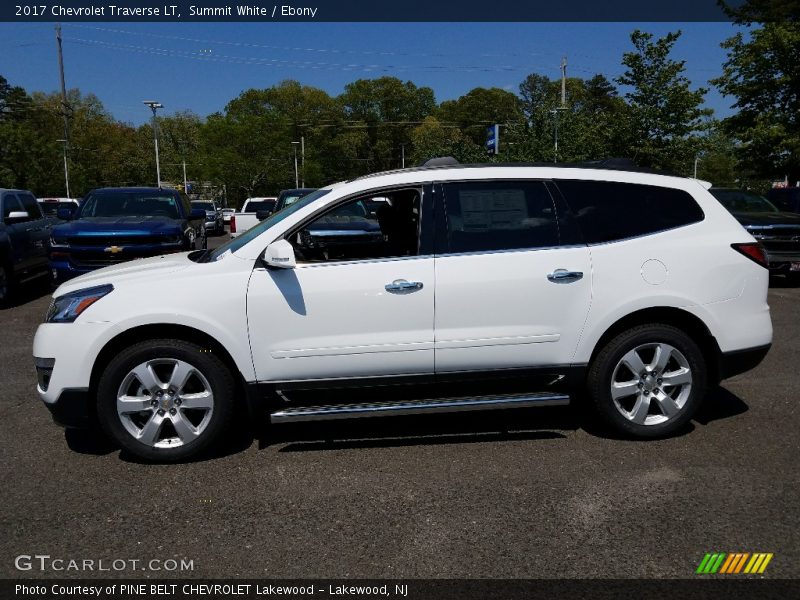 Summit White / Ebony 2017 Chevrolet Traverse LT