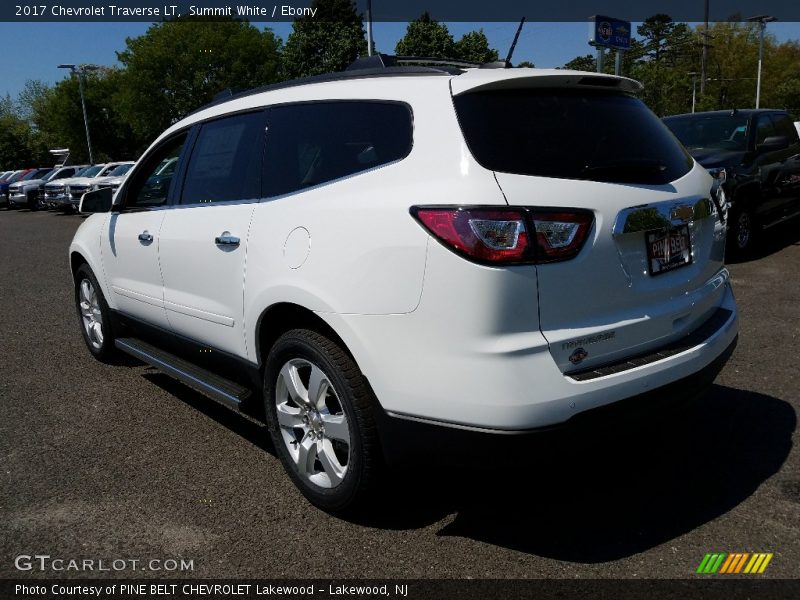 Summit White / Ebony 2017 Chevrolet Traverse LT