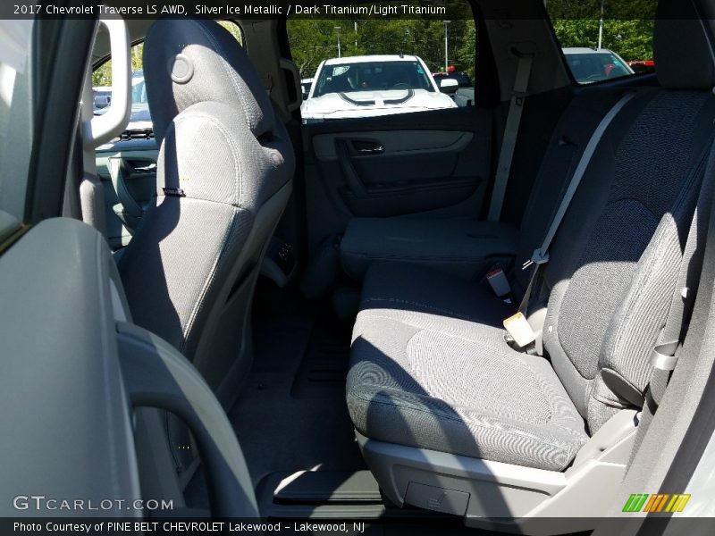 Silver Ice Metallic / Dark Titanium/Light Titanium 2017 Chevrolet Traverse LS AWD