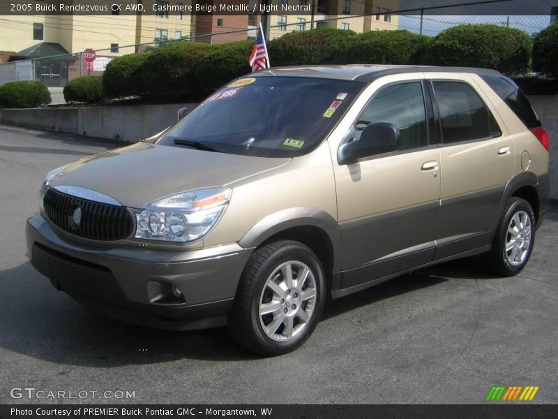 Cashmere Beige Metallic / Light Neutral 2005 Buick Rendezvous CX AWD
