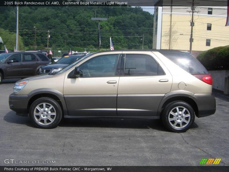 Cashmere Beige Metallic / Light Neutral 2005 Buick Rendezvous CX AWD