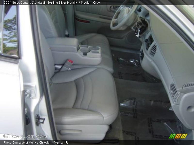 Sterling Silver Metallic / Medium Gray 2004 Buick Century Standard