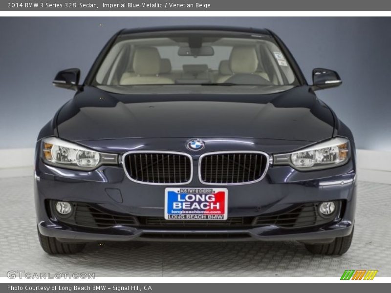 Imperial Blue Metallic / Venetian Beige 2014 BMW 3 Series 328i Sedan