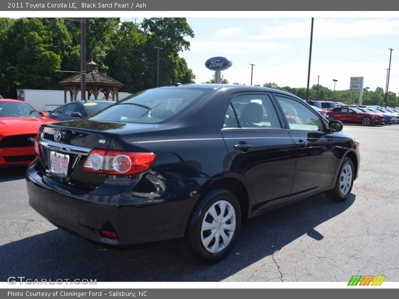 Black Sand Pearl / Ash 2011 Toyota Corolla LE