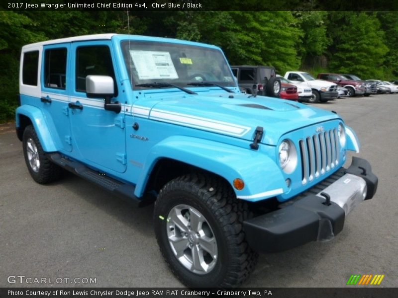 Chief Blue / Black 2017 Jeep Wrangler Unlimited Chief Edition 4x4