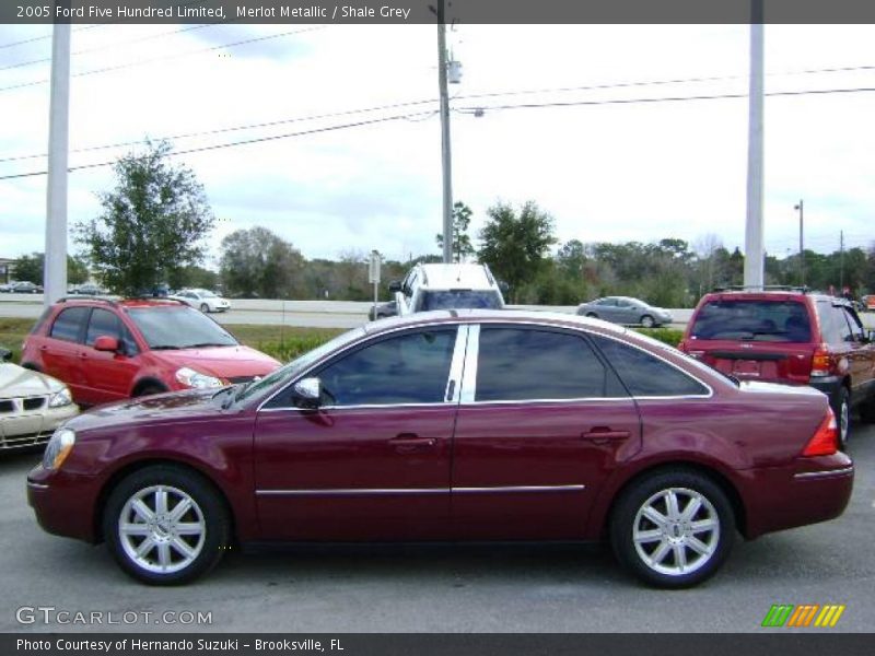 Merlot Metallic / Shale Grey 2005 Ford Five Hundred Limited