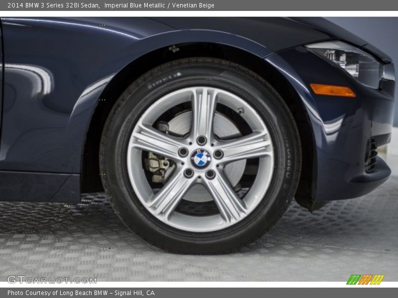 Imperial Blue Metallic / Venetian Beige 2014 BMW 3 Series 328i Sedan