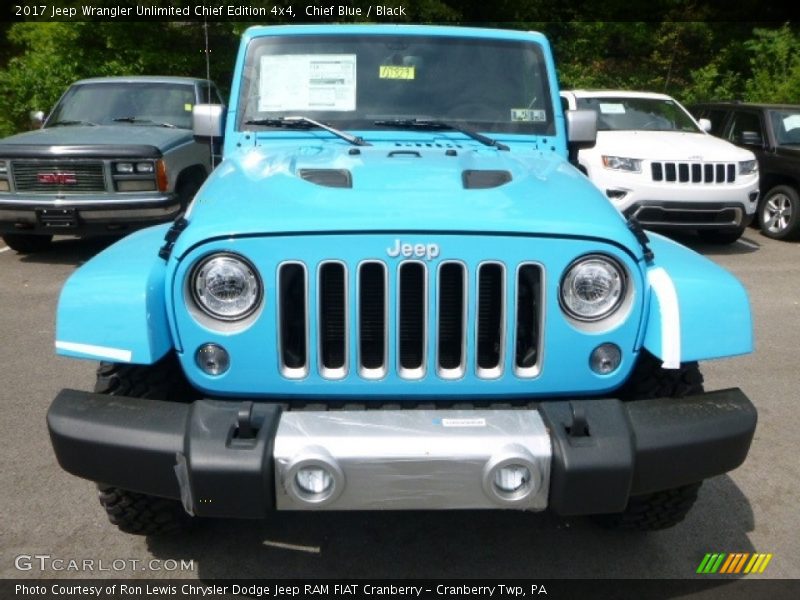 Chief Blue / Black 2017 Jeep Wrangler Unlimited Chief Edition 4x4